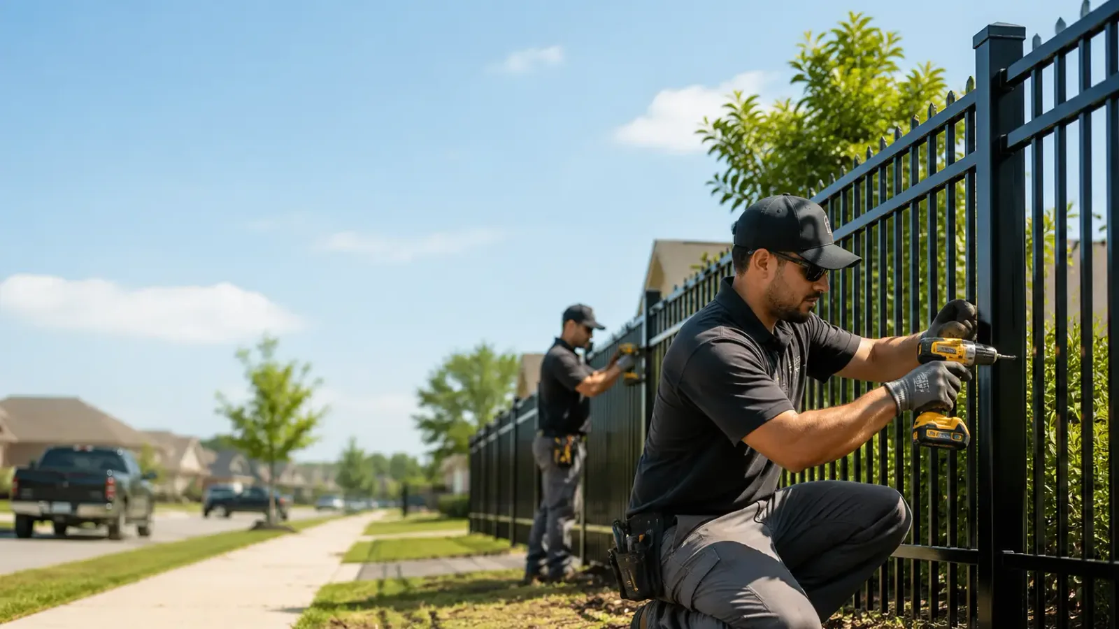 Metal Fence Installation in Montgomery, AL
